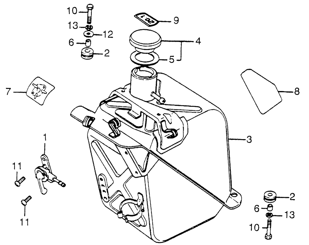 Fuel tank & fuel valve