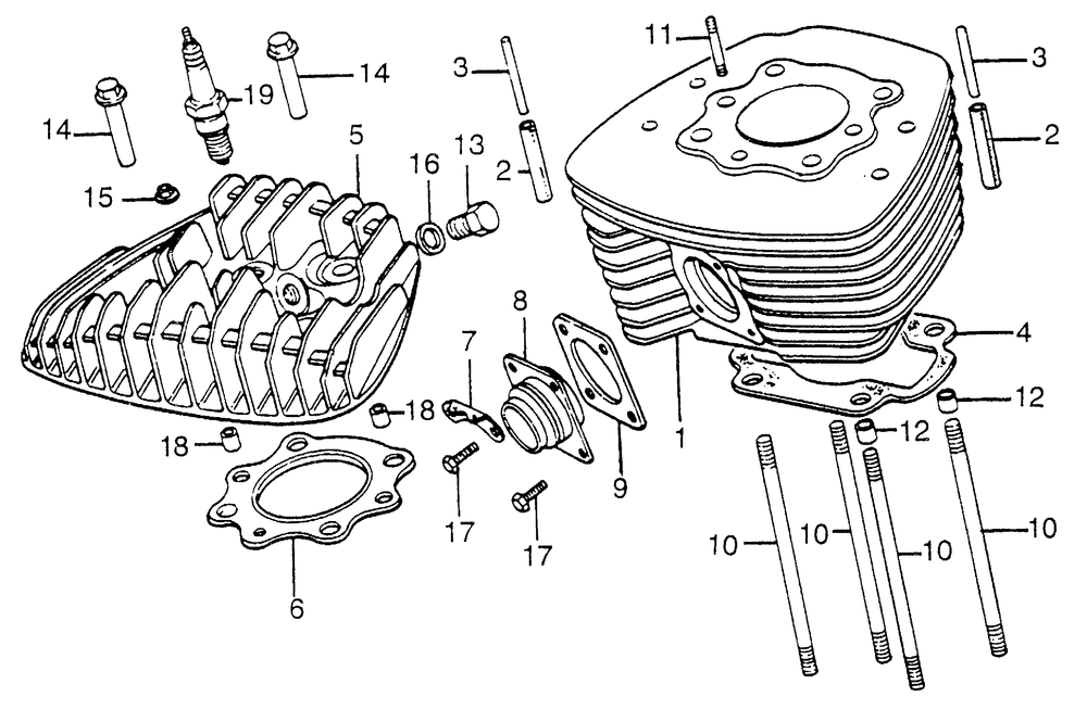 Cylinder & cylinder head