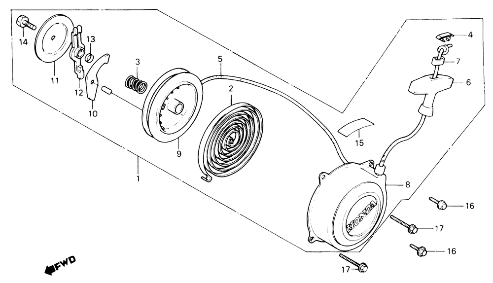 Recoil starter