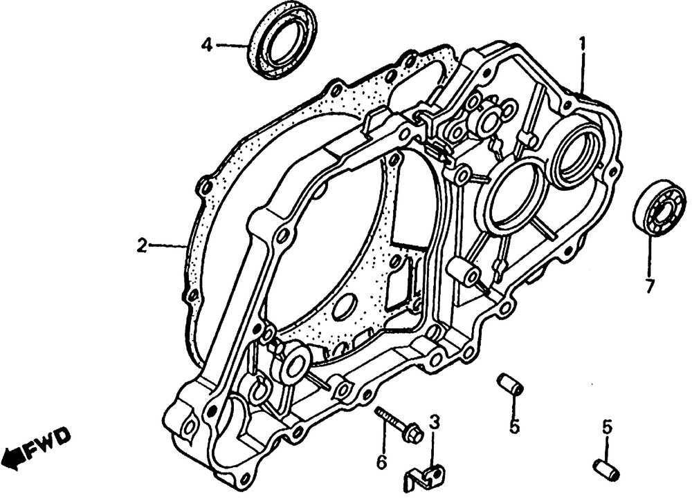 Left spacer cover