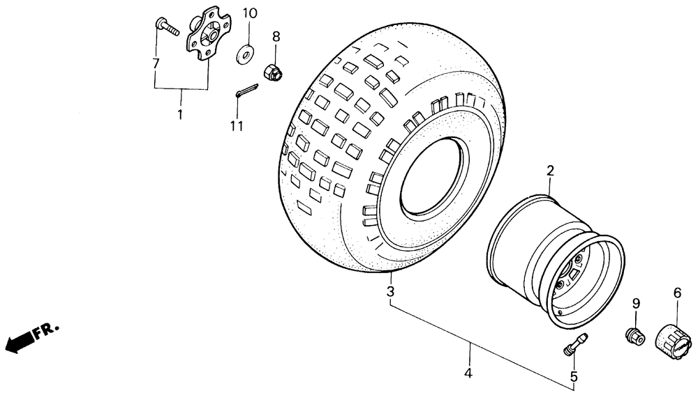 Rear wheel