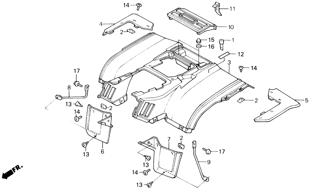 Rear fender