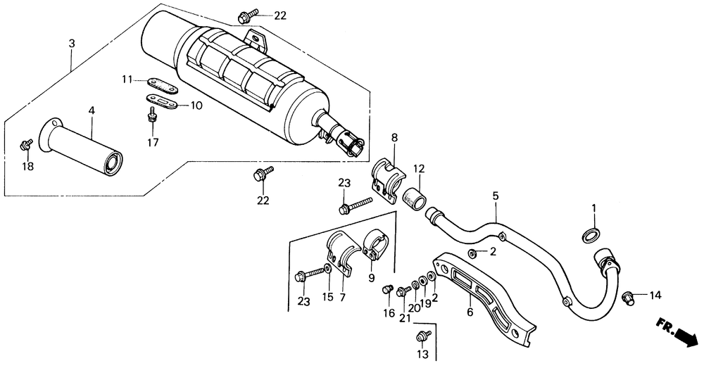 Exhaust muffler