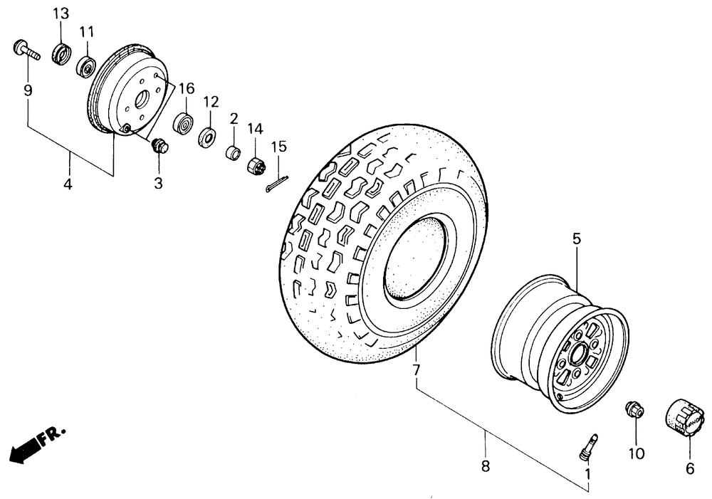 Front wheel