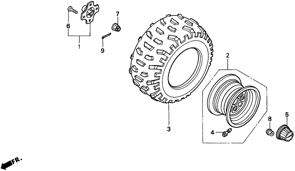 Rear wheel