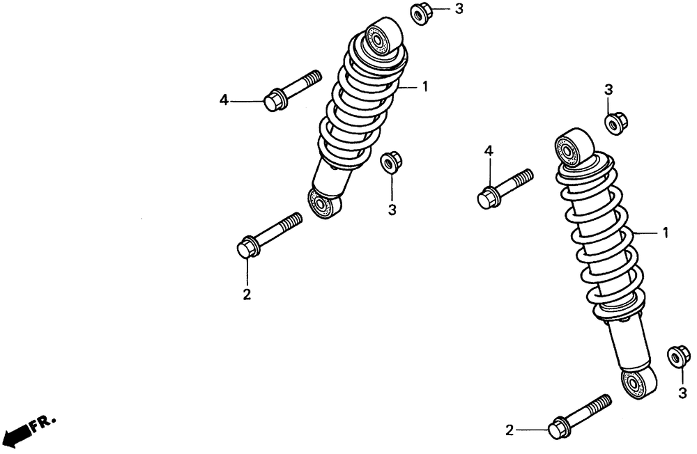 Front shock absorber