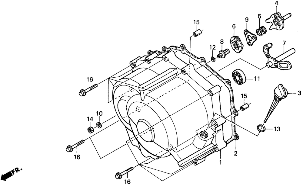 Front crankcase cover