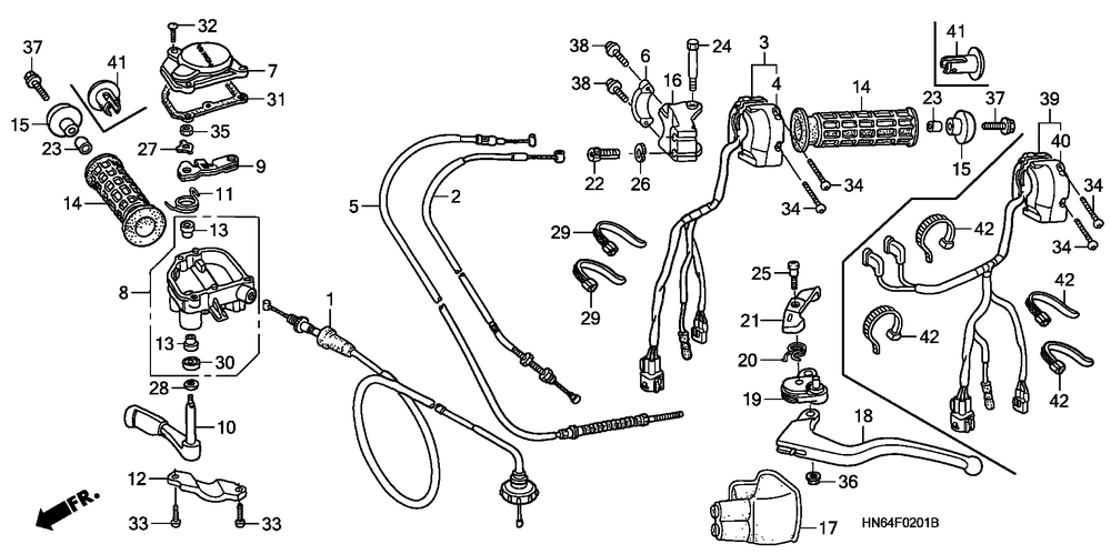 Handle switch (06-)