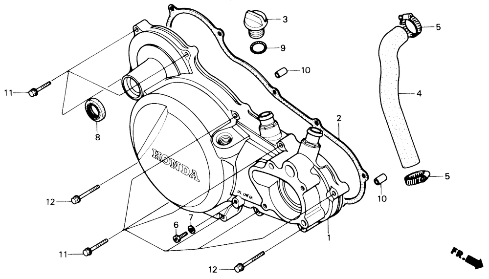 Right crankcase cover