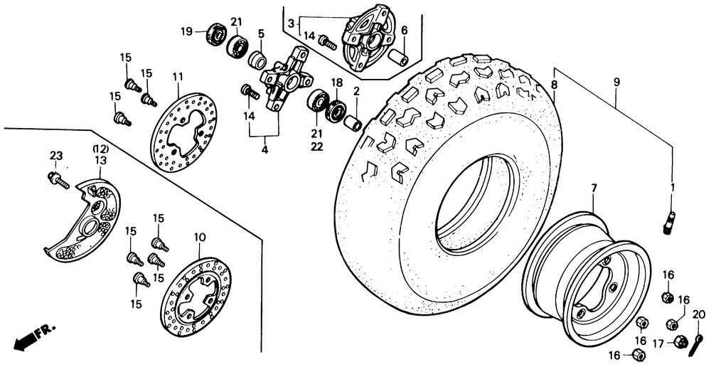 Front wheel