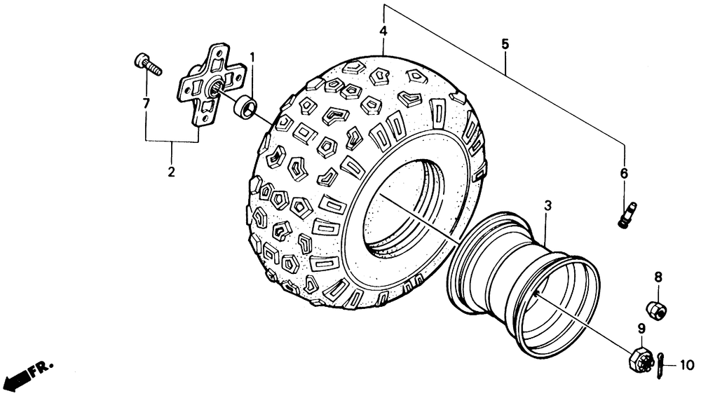 Rear wheel