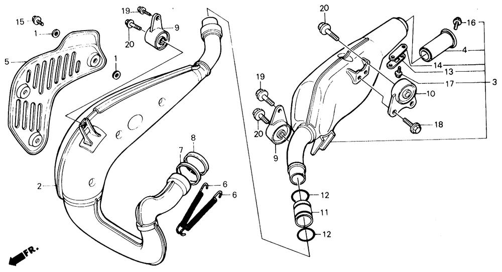 Exhaust muffler