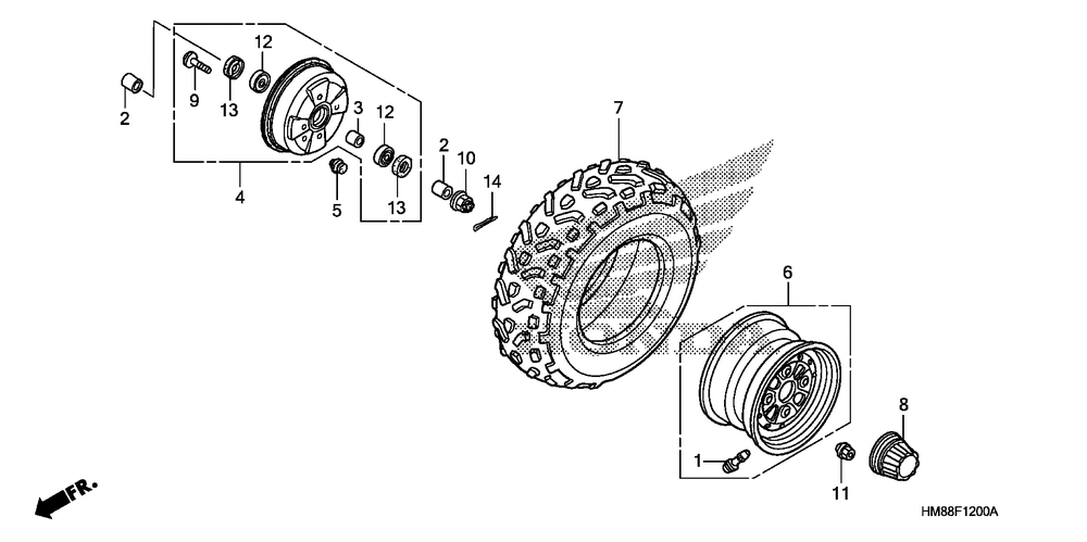 Front wheel