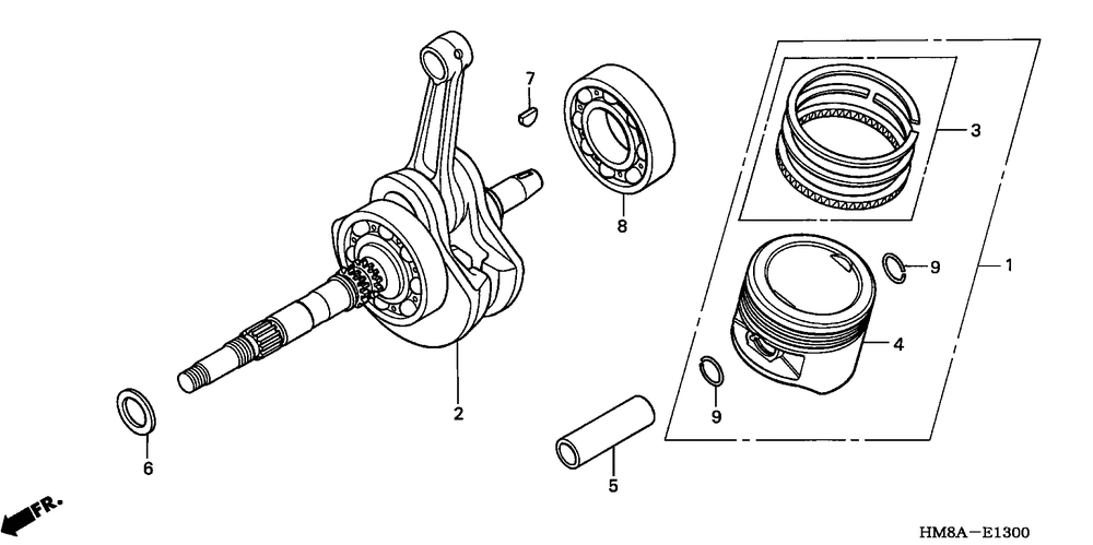 Crankshaft & piston