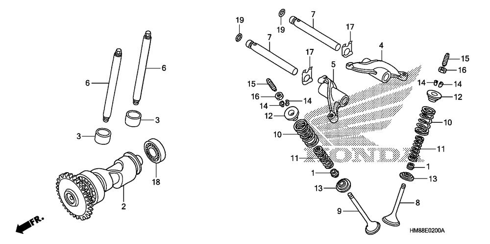 Camshaft & valve