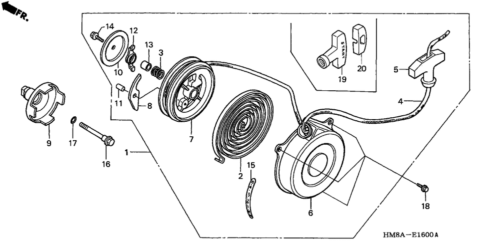 Recoil starter