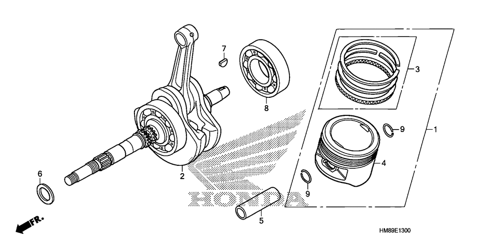 Crankshaft & piston