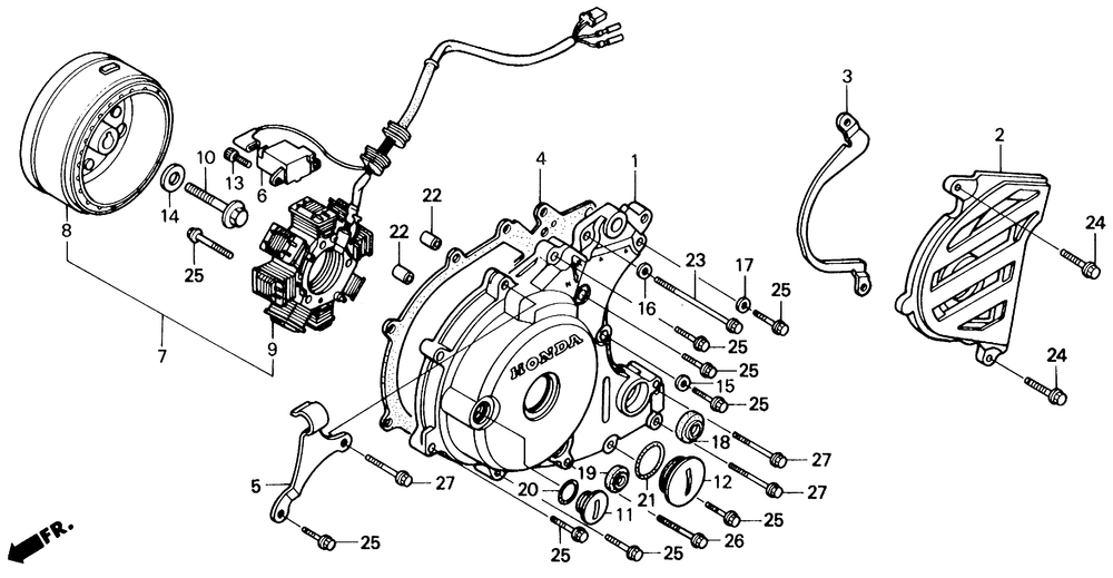 Left crankcase cover