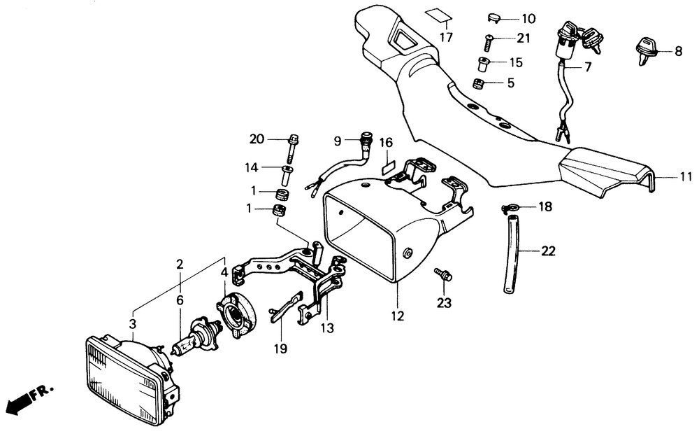 Headlight 91-92