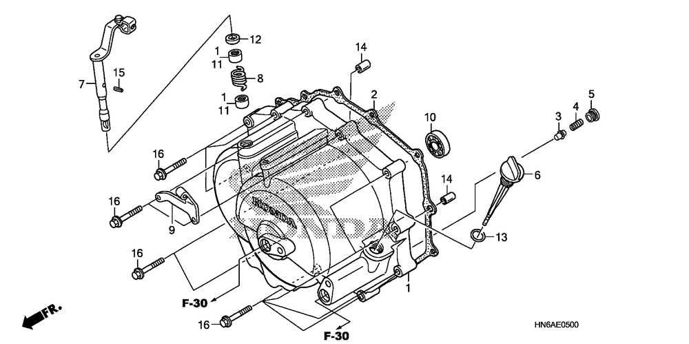 Front crankcase cover