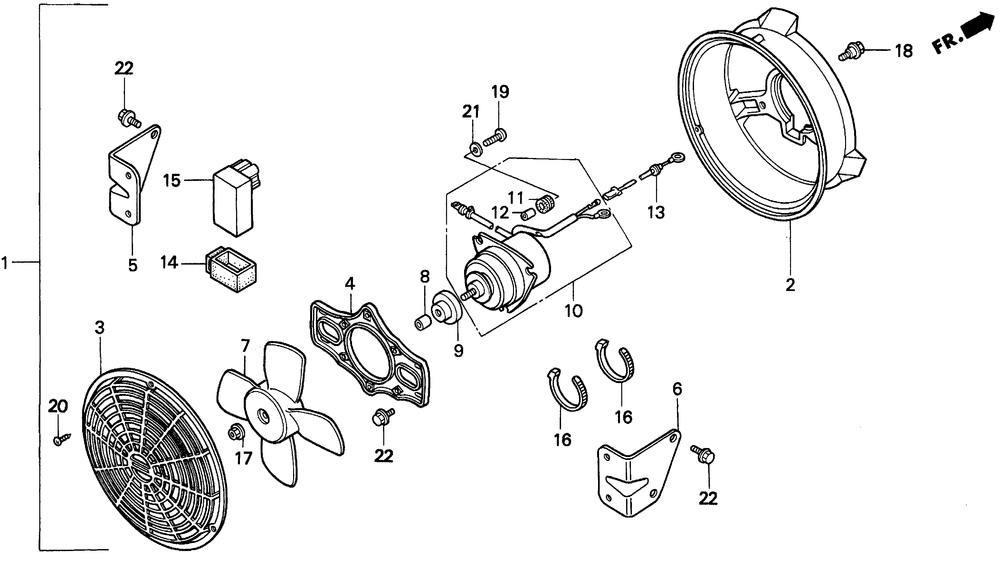 Cooling fan kit