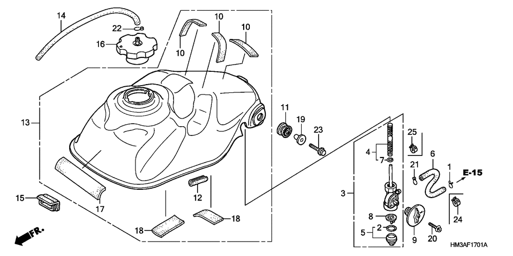 Fuel tank (trx300ex07-)