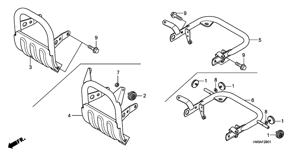 Carry pipe (trx300ex07-)