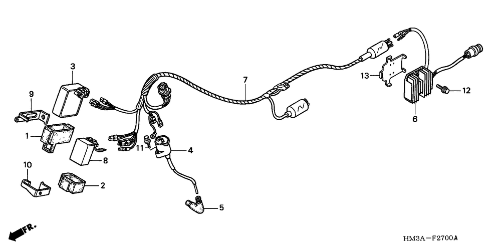 Wire harness(trx300ex01-06)