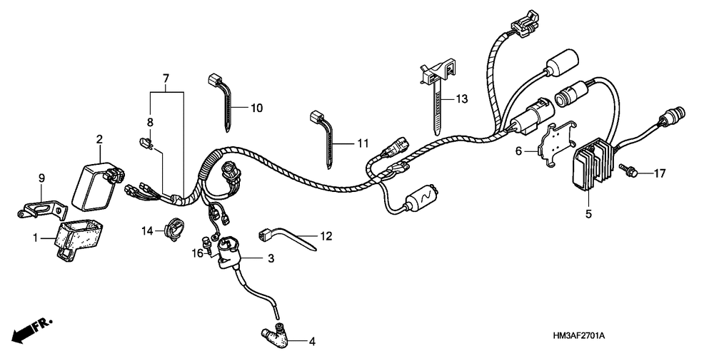 Wire harness(trx300ex'07-)