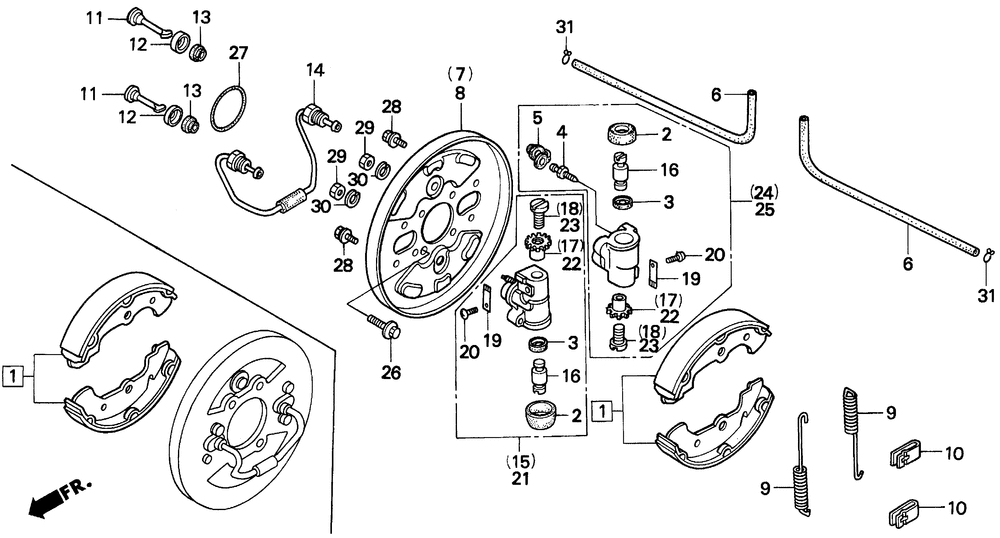 300 fw front brake