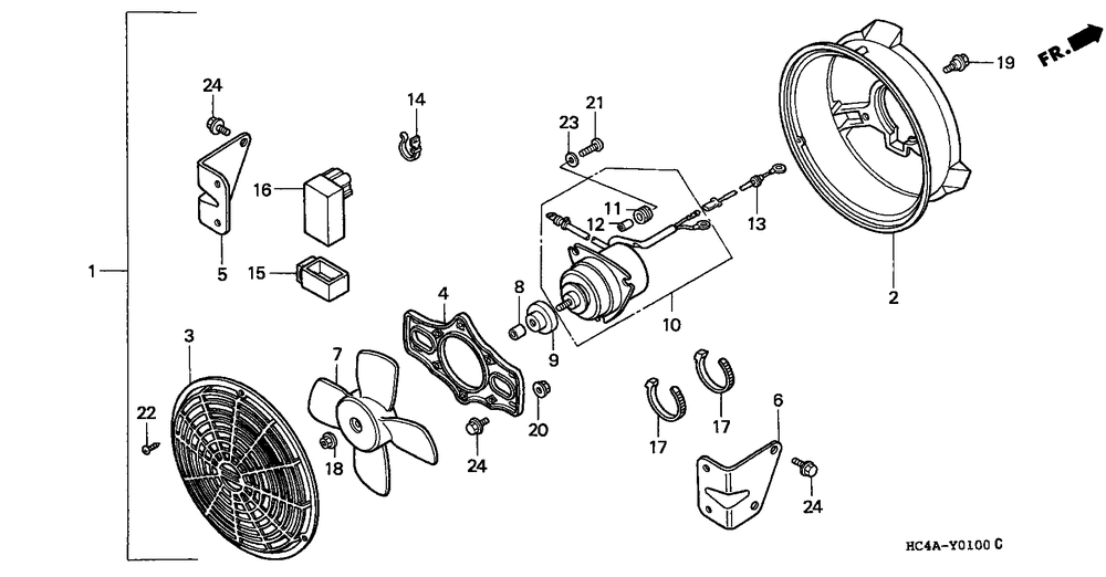 Cooling fan kit