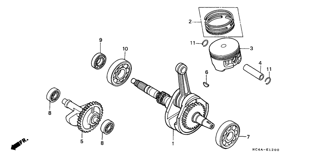 Crankshaft & piston