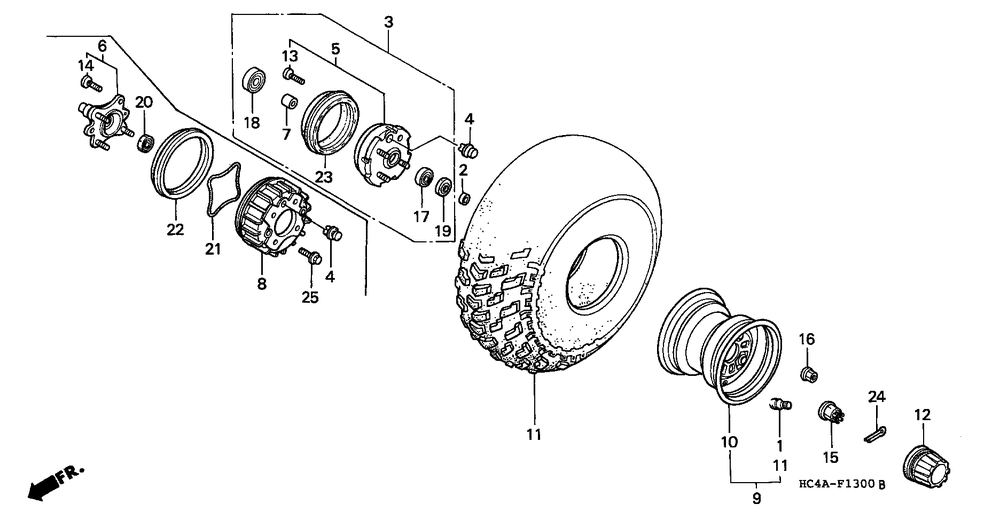 Front wheel