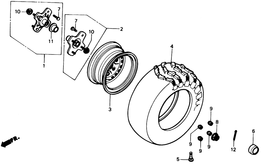 Rear wheel