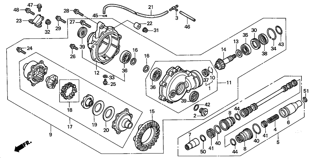 Front final gear