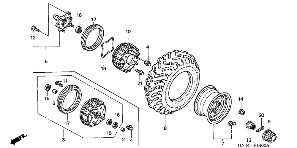 Front wheel