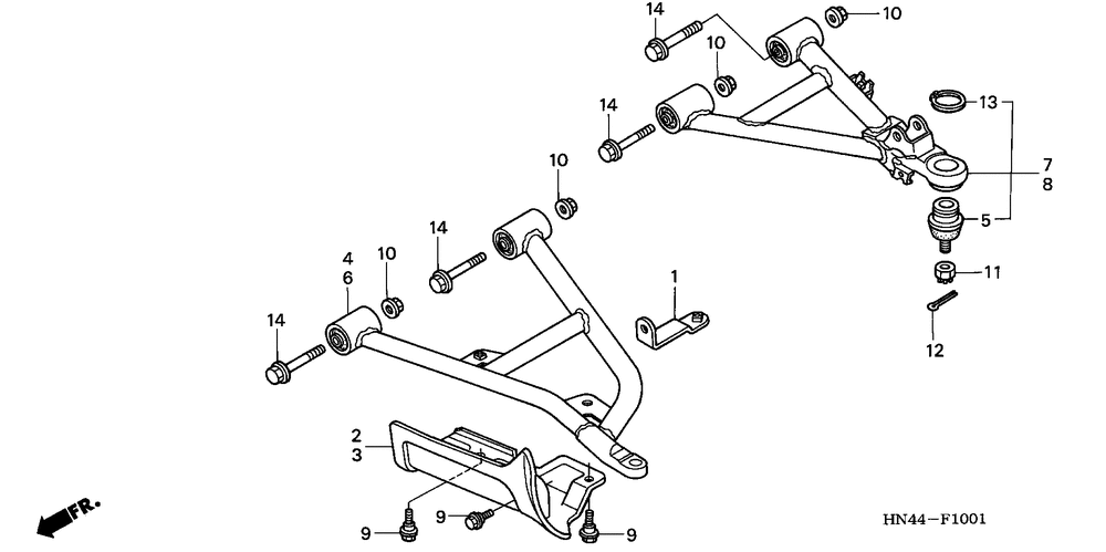 Front arm (trx350fm_fe)