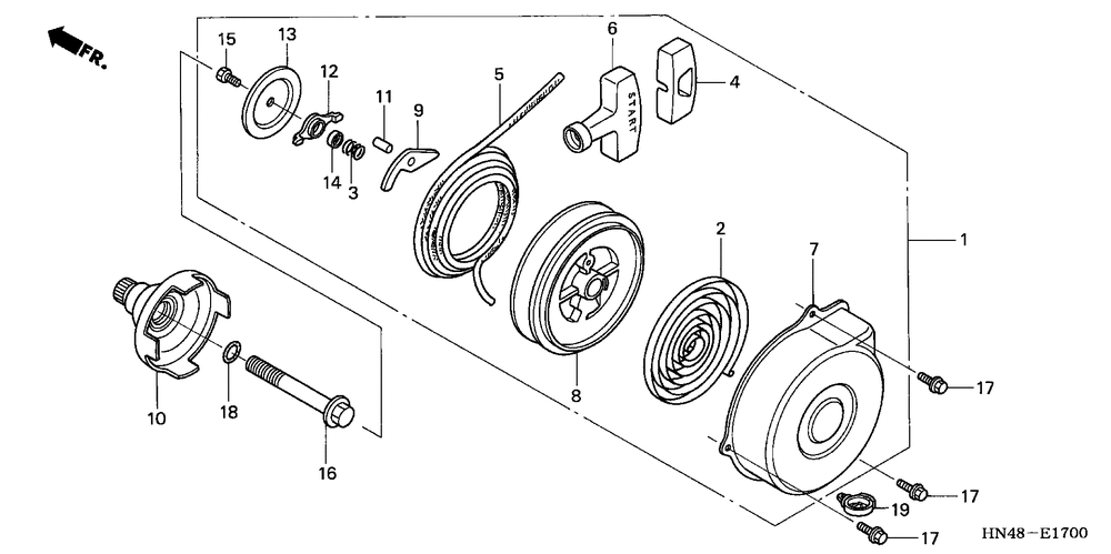 Recoil starter