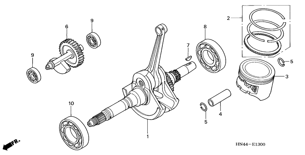 Crankshaft & piston