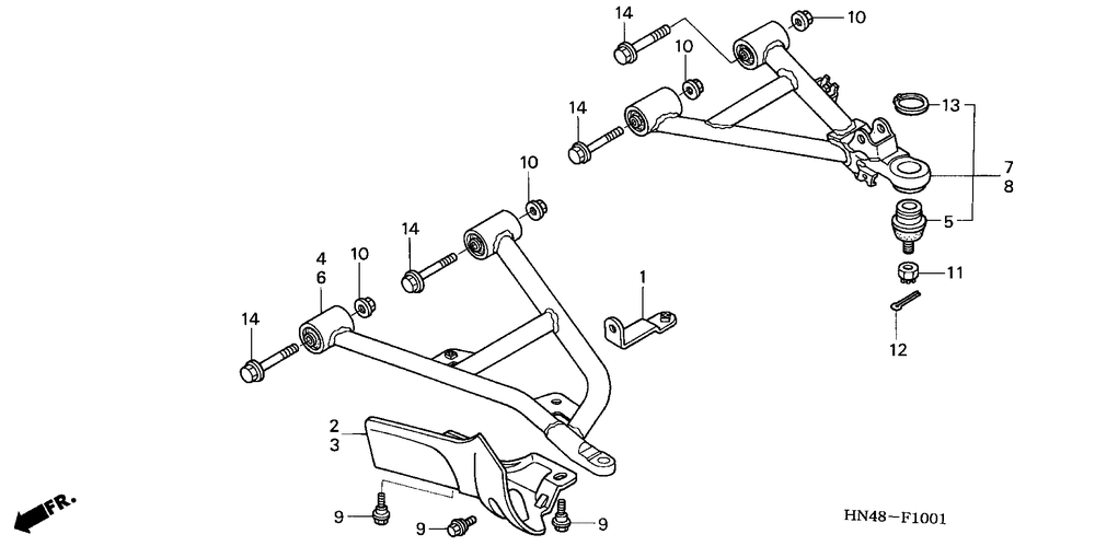 Front arm (4wd)