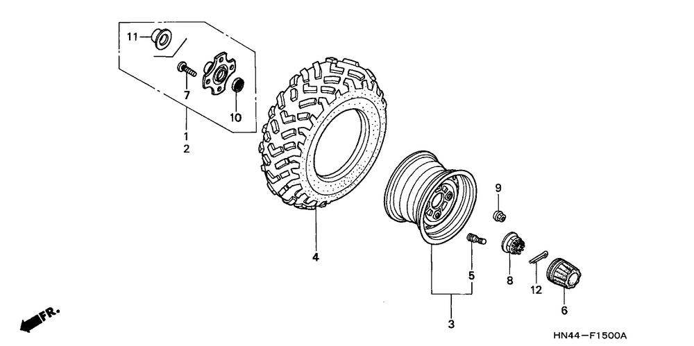 Rear wheel