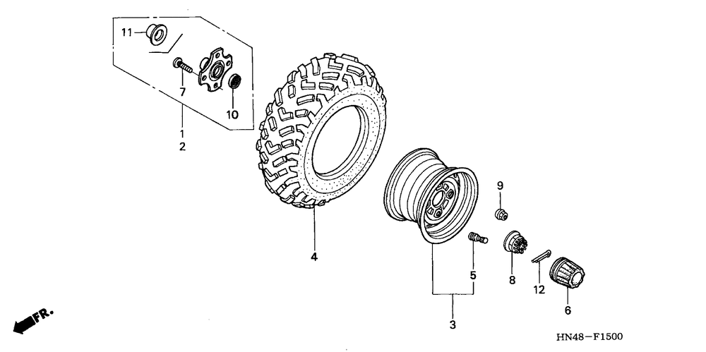 Rear wheel