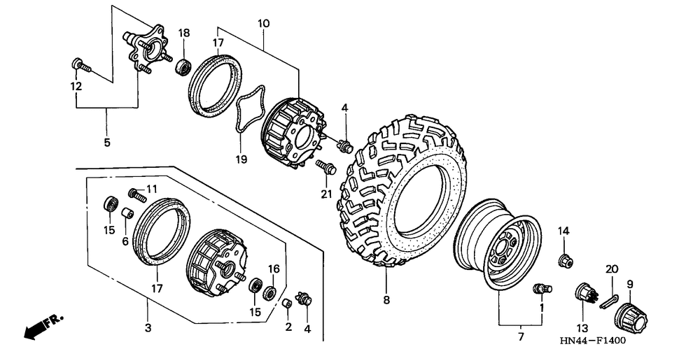 Front wheel