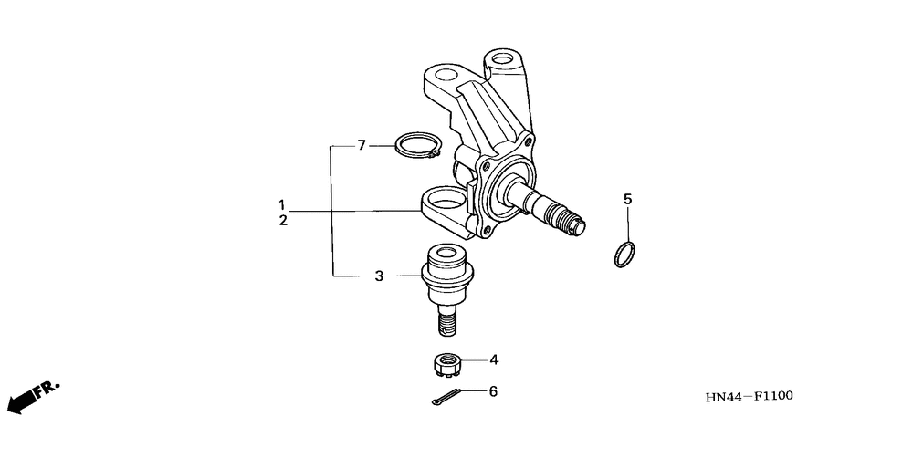 Knuckle (trx350tm_te)