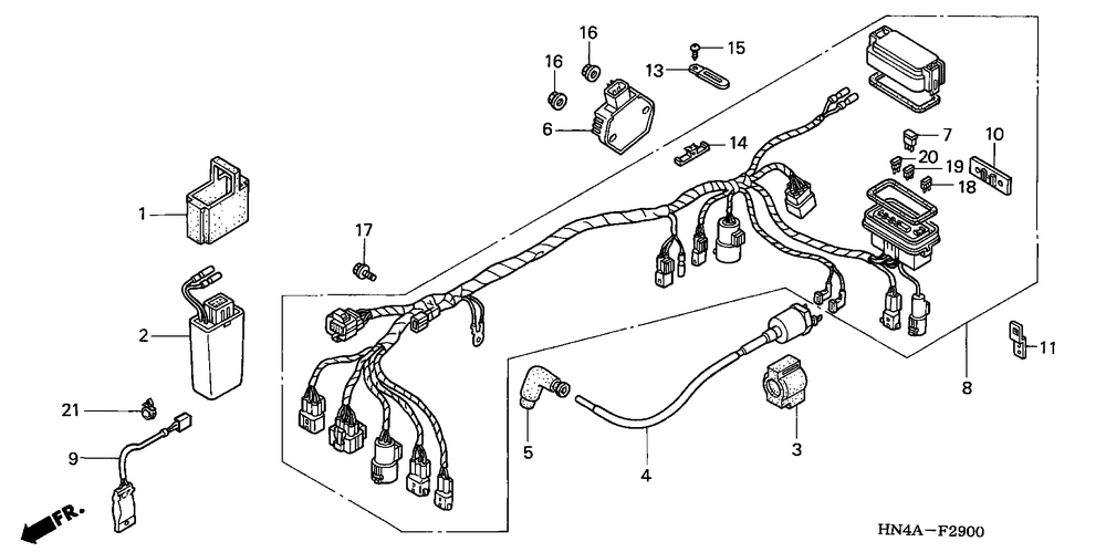 Wire harness(trx350tm_fm)