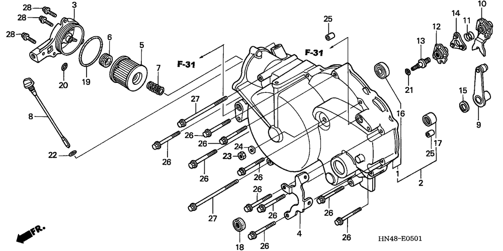 Front crankcase cover(tm_fm)