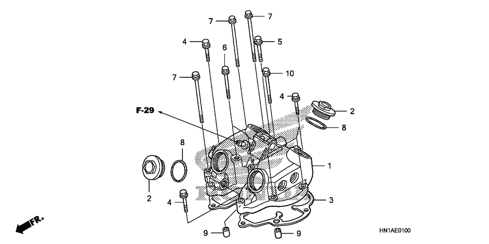 Cylinder head cover