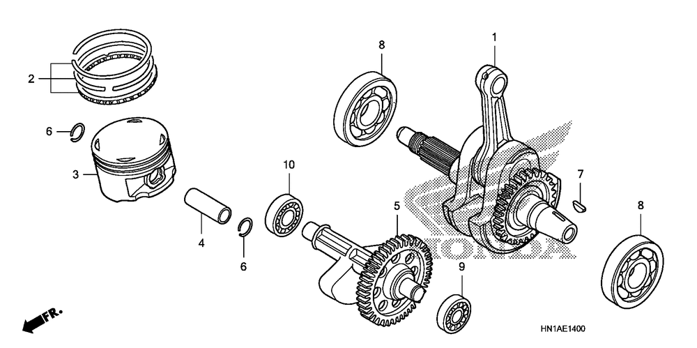 Crankshaft & piston