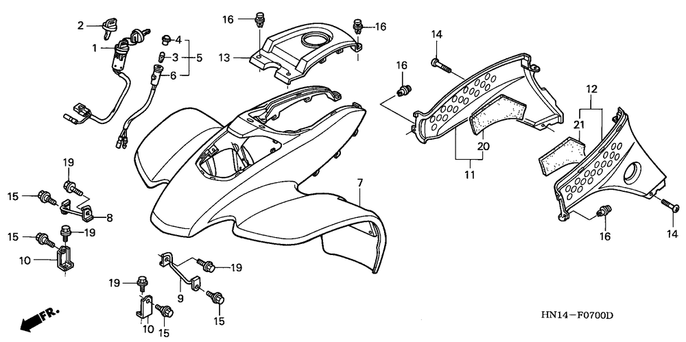 Front fender ('99-'04)