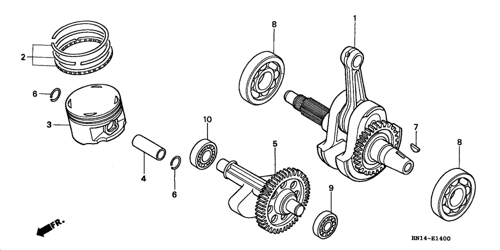 Crankshaft & piston